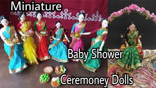 Baby Shower Ceremoney Dolls | Miniature Wedding Dolls