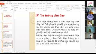 Tông phái PGVN ( Khất Sĩ ) - TT TS T Giác Nhường 17.4.2023 - Buổi 4