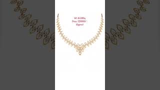 Caratlane Latest Diamond Necklace  #WEDDING #BRIDAL #tanishq  #SHORTS #STATUS #TRENDING #VIRAL #4k