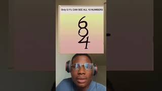 Only 1 percent can see all numbers