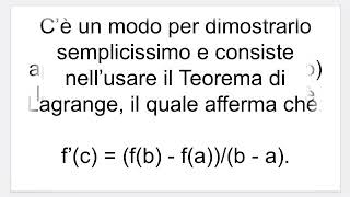 Analisi 1. Teorema di Rolle, dimostrazione semplicissima 😉