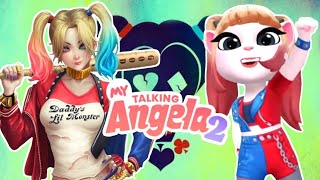 My Talking Angela 2 Vs Harley Quinn ❤😍💖 New Year Update Gameplay