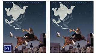 PHOTOSHOP TRANSFORMATION - ALADDIN MANIPULATION PHOTO - Dara Duse