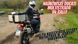 Ducati Multistrada V4 Rally - nowość 2023 - jak bardzo inna od poprzednich wersji?