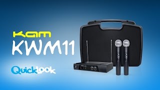 Kam KWM11 Quicklook - dual mic VHF wireless system