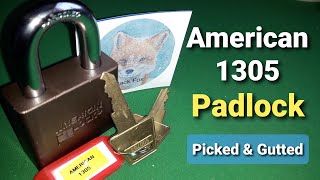 (389) Lock Picking an American 1305 Padlock from Jack Fox