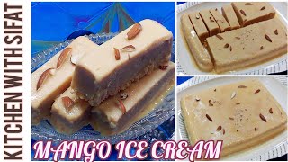 mango ice cream recipe by |kitchen with sifat