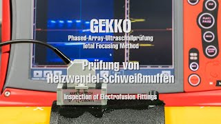 GEKKO - Prüfung von Heizwendel-Schweißmuffen