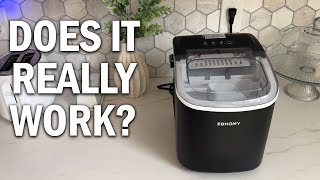 EUHOMY Countertop Ice Maker Machine Review - Does It Really Work?