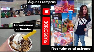 Nos fuimos a ver Mario Bros.🍄 Helado bomba de azúcar 😁 #vlog #family #mariobros  #cinepolis