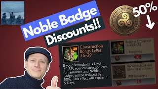 50% Noble Badge Discounts Available in Solar 🥳 King of Avalon