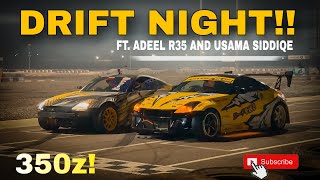 Drift Night Karachi | ​⁠Karachi Track |  Duo Nissan 350z