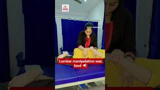 Lumbar spine manipulation/HVLA treatment/Manual therapy/Back pain treatment/Physiotherapy/ASMR sound