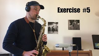 Basic Jazz Conception for Saxophone by Lennie Niehaus (Vol. 1) - Exercise #5