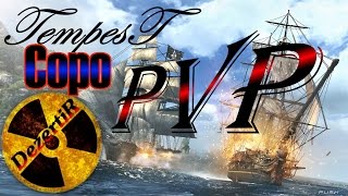 TempesT PVP барк VS Линкор II (Copo) Обзор Темпест Пираты игра