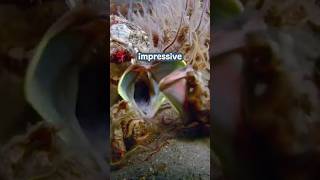 Giant Mouth Fish | Sarcastic Fringehead | #animals #ocean #facts #sarcasticfringehead #shorts