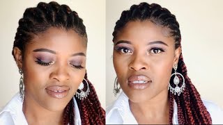 Brown Eye Makeup Look | Soft Glam Brown Eyeshadow | All Things Tessye