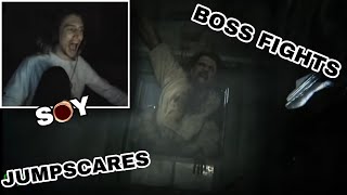 All Resident Evil 7: Biohazard xQc Jumpscares & Boss Fights