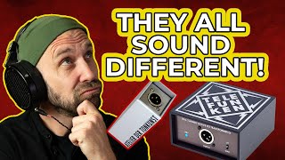 Which DI BOX for your GUITAR or BASS? All the info you need!