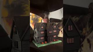 Our Salem Witch House incense burner #halloween2024 #hocuspocus #witchcraft #incense #incenseholder