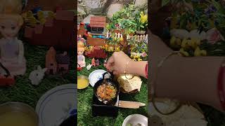 How To Make Rajasthan Style Niramish Curry -Aloo Papor #youtubeshorts #miniature #shortvideo