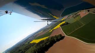 Hobbyking Crusader 30E in 10-15 km/h winds Vid 1