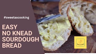 Beginner's Recipe: Delicious Sourdough Bread with No Kneading Required!