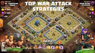 TH12 TH11 war attack Strategy | Hogs Lavaloon Miners