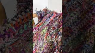 Crochet scrap blanket masterpiece || all blanket and yarn details in description