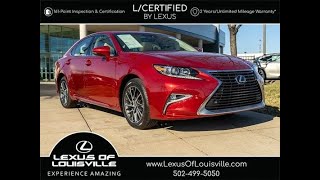 2017 ES 350 Matador Red Mica $28,999 29,600 miles