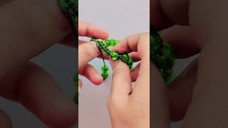 How to make a glass beads bracelet tutorial #shorts#bracelet #friendshipbracelet #carft