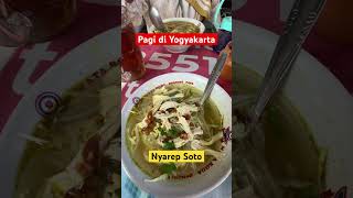 Sarapan Pagi di Jogja 😎😋 Langsung SOTO bah 🍜😋.. #jogjakarta #sotobening