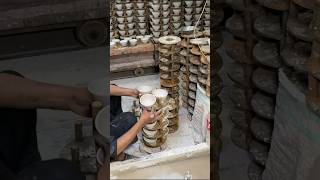 How Million Tea Bowls are made in Factory Ceramics Factory Mass Production  #skills #satisfying