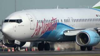 Air Vanuatu Boeing 737-800 at Christchurch Airport, New Zealand