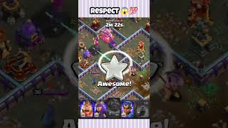 Respect 😱💯 #shorts #coc #clashofclans #clashing