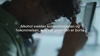 Alkohol svekker konsentrasjonen