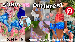 SHEIN VS PINTEREST | finding PINTEREST bikinis on SHEIN : SHEIN bikini haul