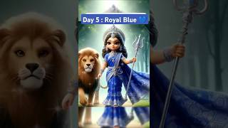 Day 7 - Royal Blue Durga Mata (kalratri)#trending #durgamata#matarani#navratri#shorts#youtubeshorts