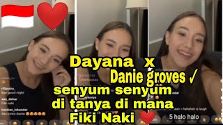 DANIE GROVES TERSENYUM DENGAN PERTANYAAN TENTANG FIKI NAKI