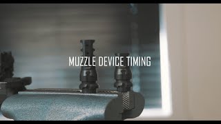 How to time your muzzle device.