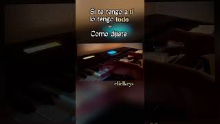 Si te tengo a ti lo tengo todo-piano cover #piano #pianocover