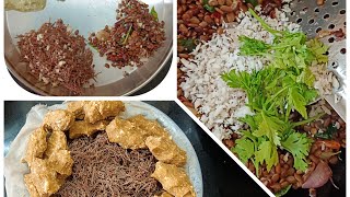 #கொள்ளு சுண்டல்# சத்து மாவு கொழுக்கட்டை # ராகி சேமியா # healthy morning food ideas #sahanaslifezone#