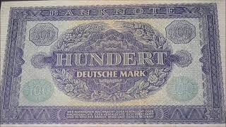 1948 100 German Deutsche Mark Banknote #banknotes #germany #money