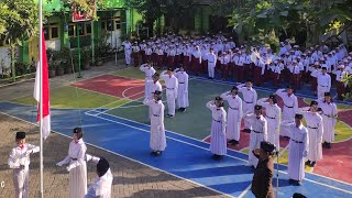 Pasukan 17 Upacara HUT RI Ke-78 || SDN LESANPURO 4