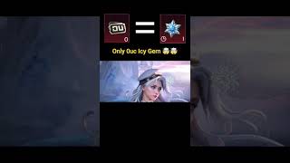 only 0uc 1 icy gem #mobilelegends