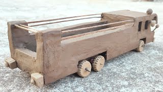 DIY How to Make Clay Truck,Clay RC Truck, Miniature Truck mud at home, Creative DIY at home,DIYTruck