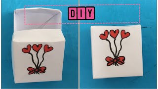 ★ DIY ORIGAMI FÊTE DES MÈRES ★ IDÉE DE CADEAU: BOÎTE EN PAPIER ★ D'ANNIVERSAIRE