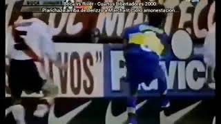 LIBERTADORES 2000 CUARTOS VUELTA BOCA VS RIVER PLANCHA DE EXPULSIÓN PERDONADA