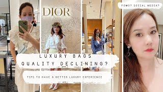 Luxury handbags quality declining? Chanel, Dior etc.- why do we buy luxury? FOMO, Social media 🤔