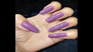 Purple nails